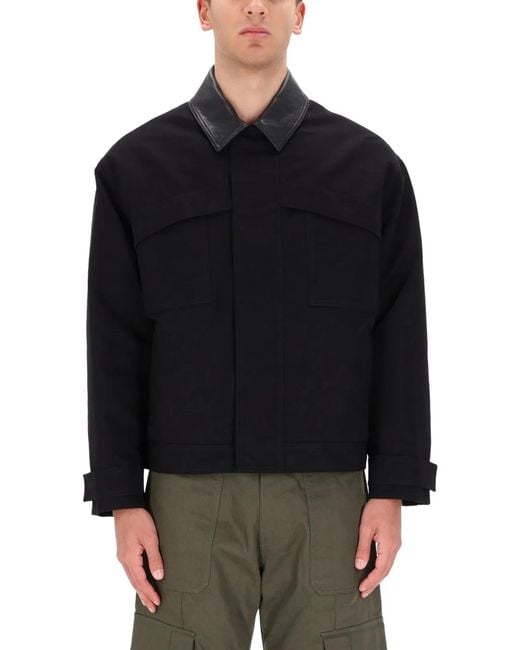 Golden Goose Deluxe Brand Black Bomber Jacket for men