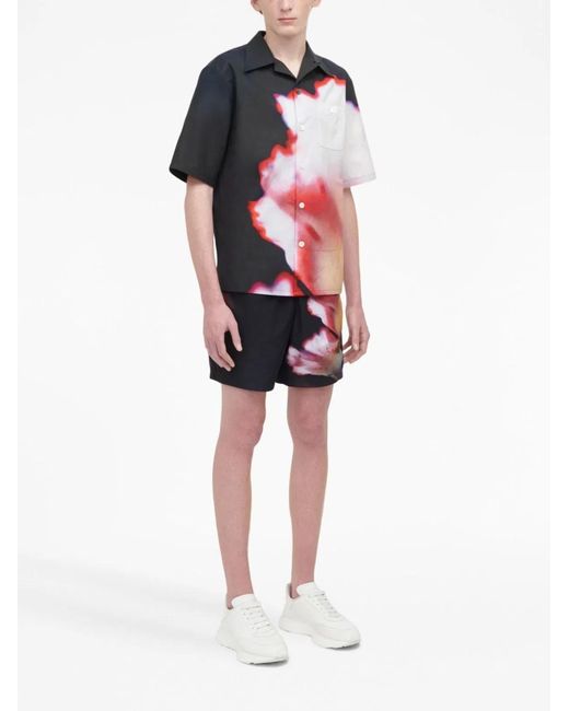 McQueen Multicolor Hawaiian Shirt for men