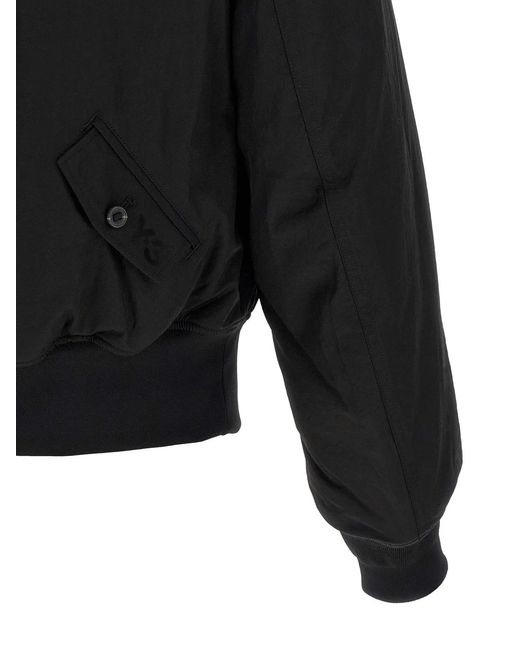 Y-3 Black Bomber Jacket for men