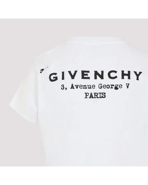 Givenchy White T-Shirt With Logo