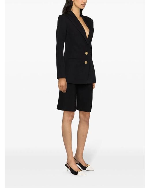 Balmain Black Single-Breasted Jacket