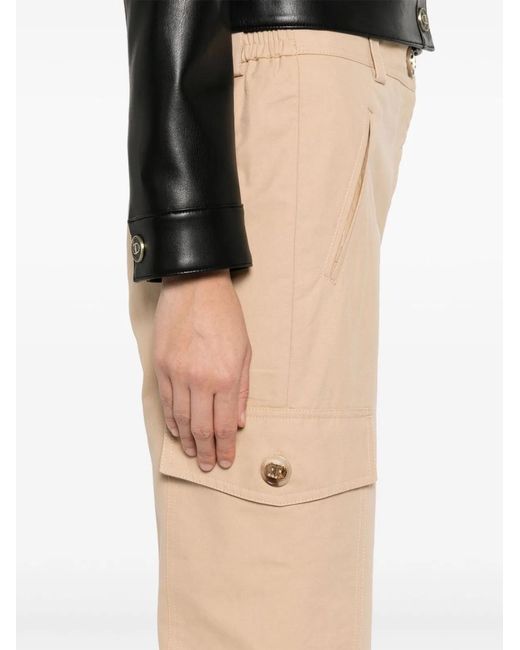Twinset Natural Stylish And Versatile Trousers