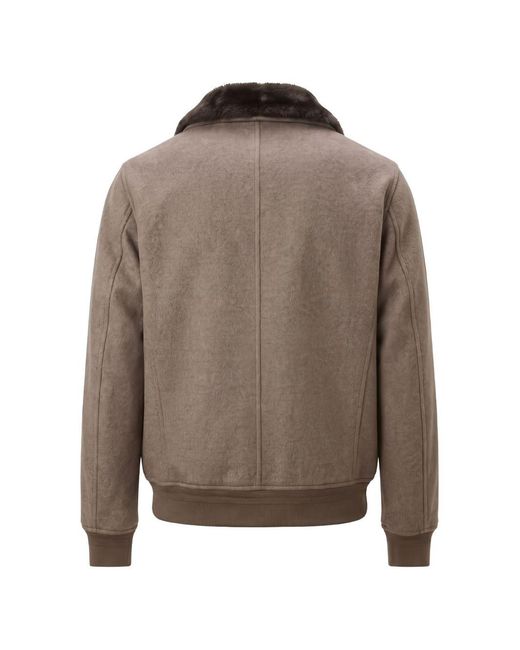 Montecore Brown Warm Cashmere Jacket for men