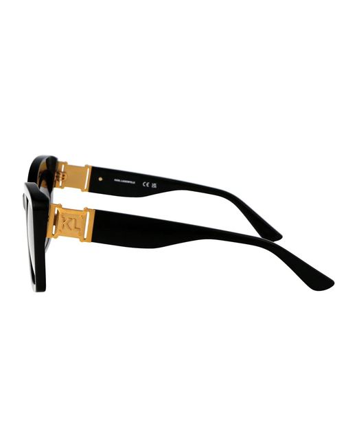 Karl Lagerfeld Black Acetate Sunglasses