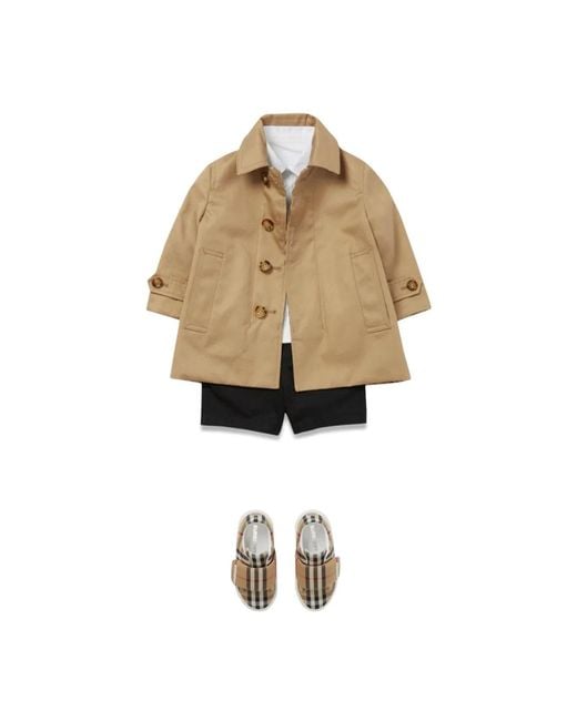 Burberry Natural Check Reversible Cotton Raincoat