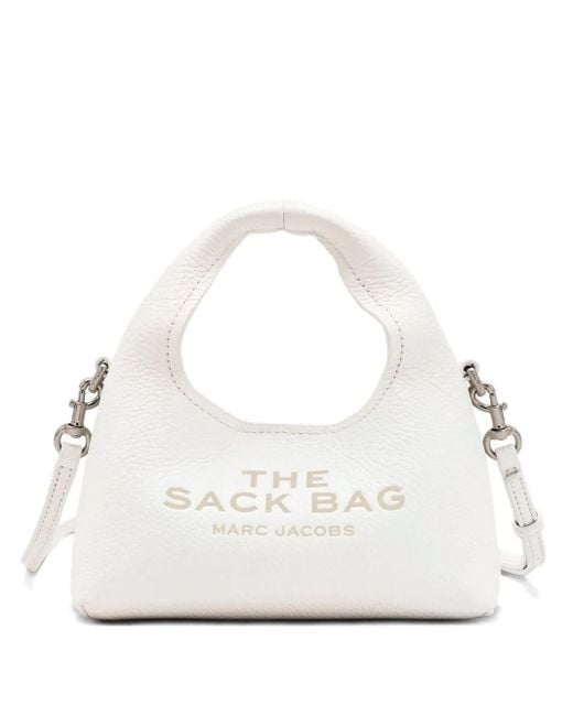 Marc Jacobs White The Micro Tote Bag Sack