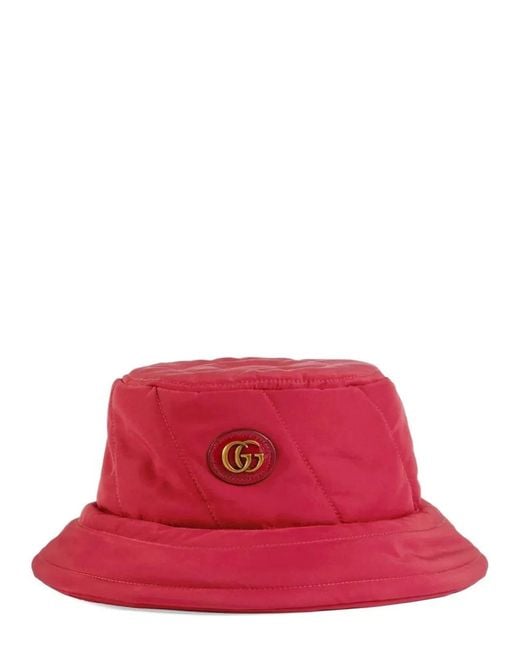 Gucci Red Bucket Hat