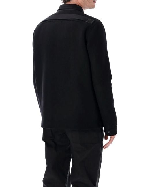 Rick Owens Black Brad Wool Jacket for men