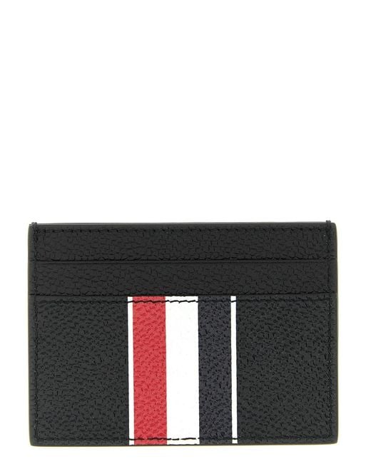 Thom Browne Black Rwb Card Holder for men