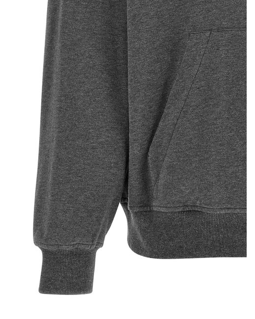 Brunello Cucinelli Gray 'Shiny Trims' Hoodie