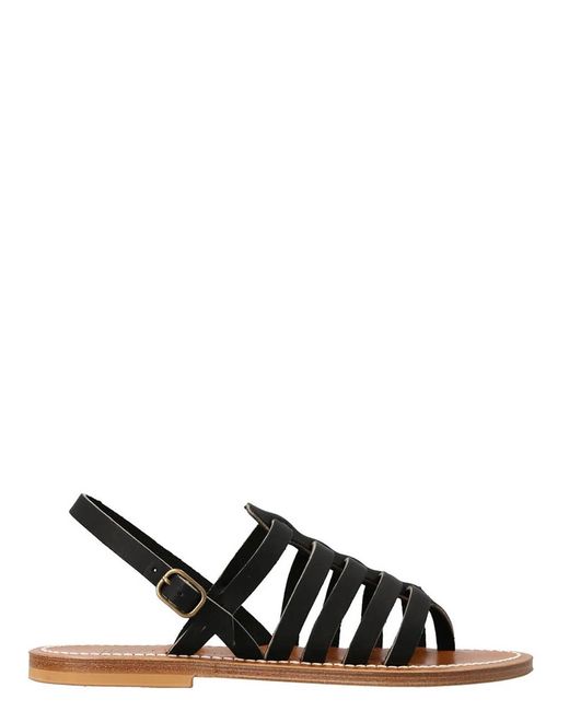 K. Jacques Black 'Homere' Sandals