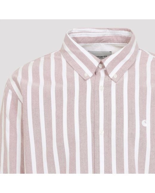 Carhartt Purple And Deven Cotton Shirt for men