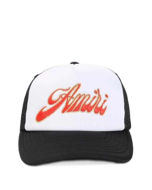 Amiri Red Groovy" Trucker Hat for men