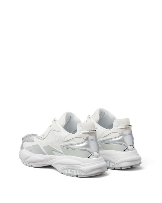 Versace White Mercury M_Vs_04 Leather Sneakers for men
