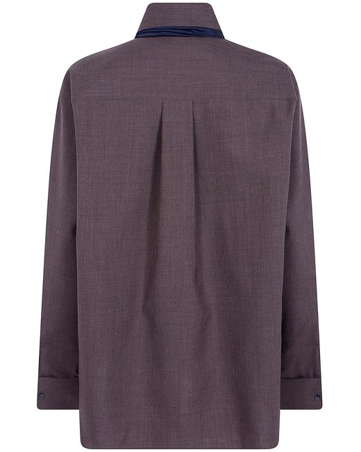 Sacai Blue Suiting Shirt