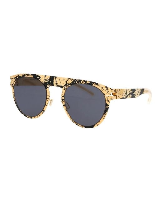 Mykita Blue Steel Frame Sunglasses