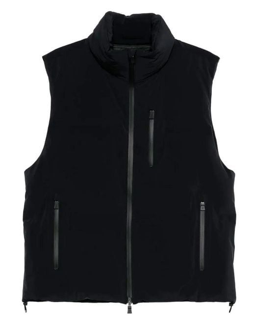 Herno Black New Impact Down Gilet for men