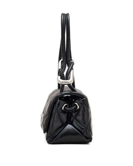 Marc Jacobs Black "The Dual Bag" Quilted Leather Bag