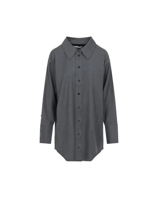 Co. Gray Wool Overshirt