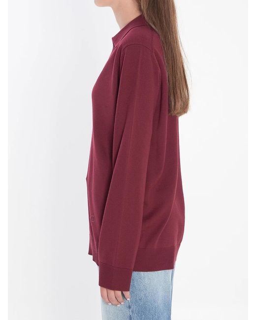 Gucci Red Wool Polo