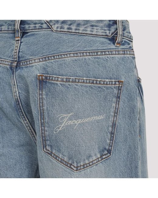 Jacquemus Blue Straightleg Jeans for men