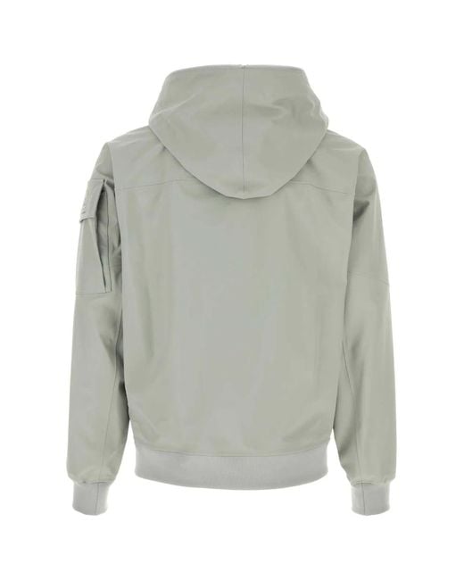 C P Company Gray Metropolis Series Metroshell Hooded Jacket for men