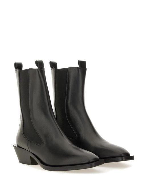 Aeyde Black Leather Boot