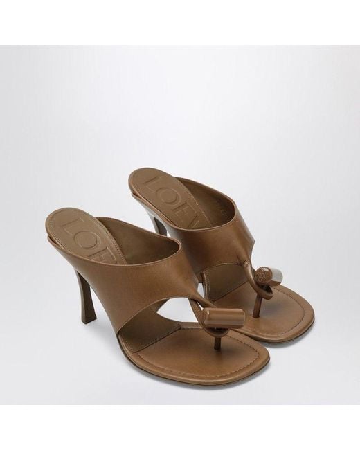 Loewe Brown Toggle Sandal