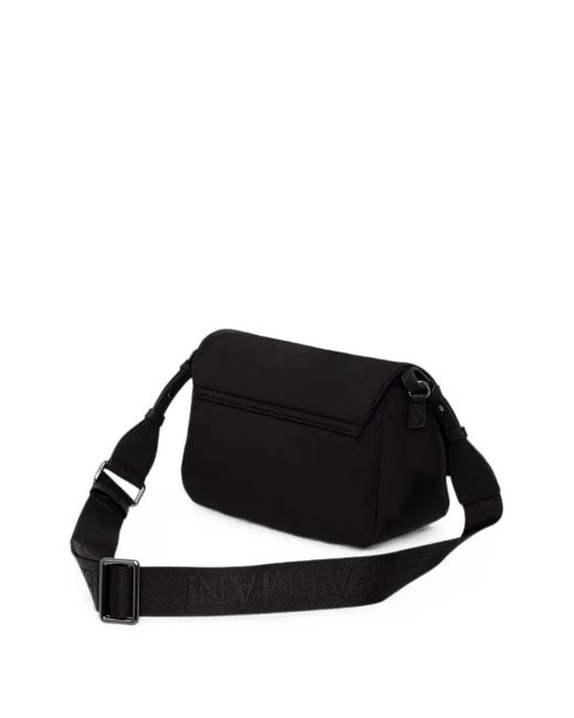 Emporio Armani Black Messenger Bag for men