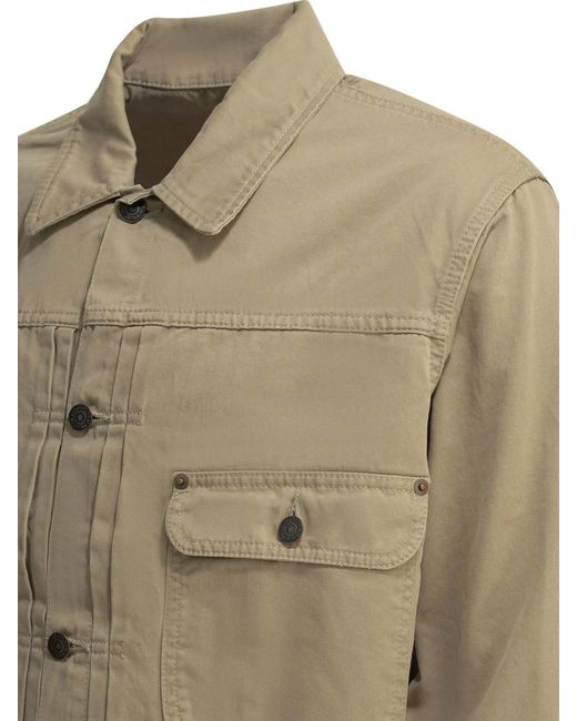 Beams Plus Green Digger Organic Cotton Denim Jacket for men