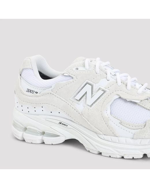 New Balance White Suede And Mesh 2002Dx Protection Pack Sneakers for men