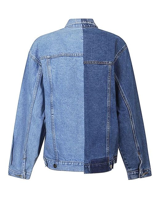 E.L.V. Denim Blue Denim Cotton Jacket