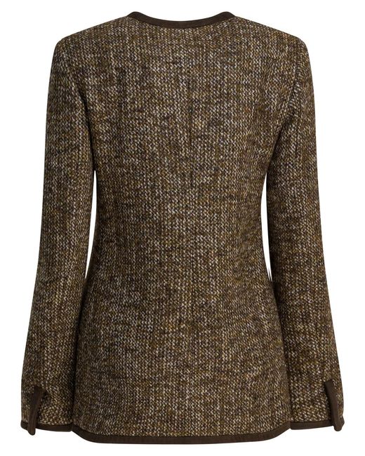 Golden Goose Deluxe Brand Green Wool Blend Jacket