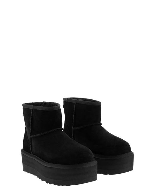 Ugg Black Classic Mini Platform
