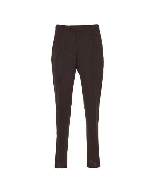 PT Torino Gray Super 130's Trousers for men