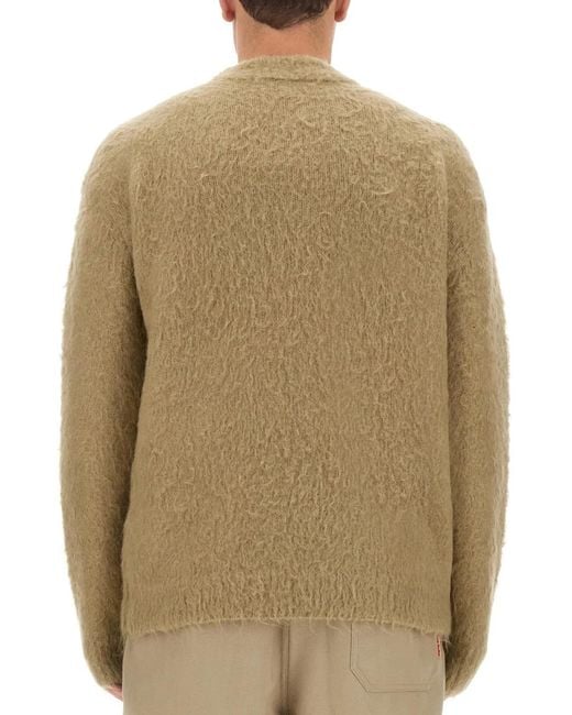 Acne Natural Wool Jersey for men