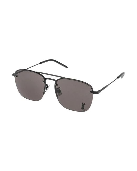 Saint Laurent Gray Sunglasses Sl 309 M 001/15/145