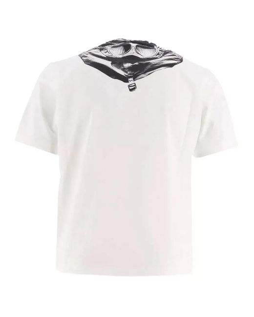C P Company White T-Shirt