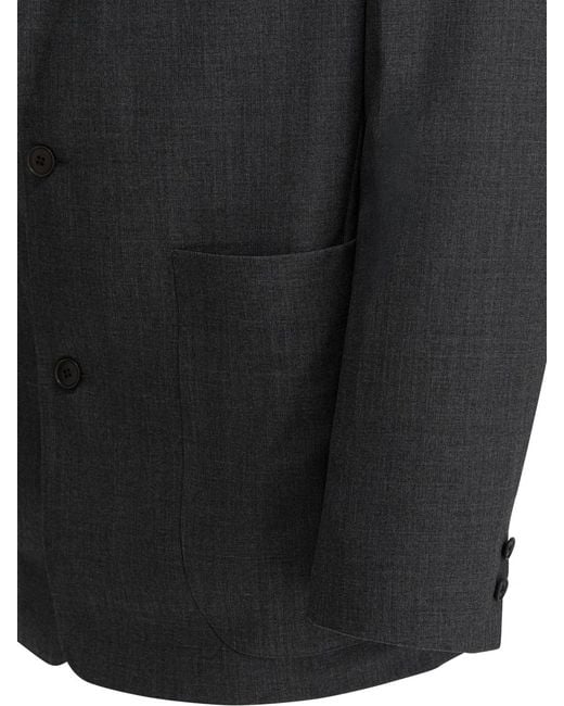Beams Plus Black Wool Jacket for men