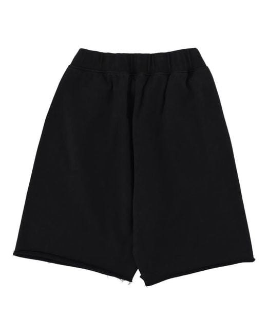 No Problemo Black Shorts Con Logo for men