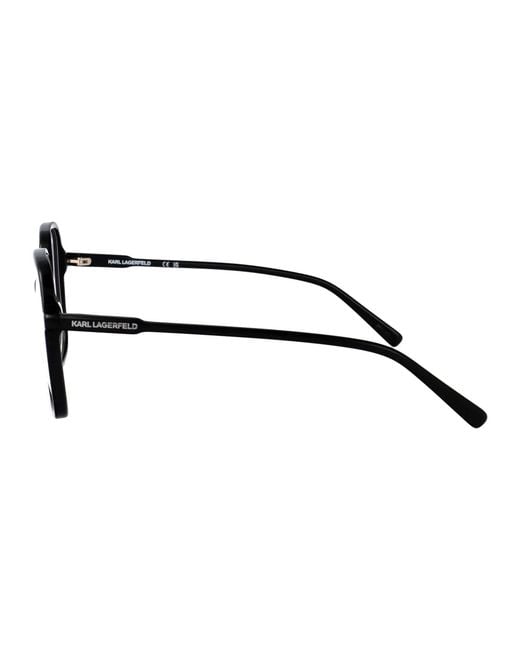 Karl Lagerfeld Black Acetate Glasses