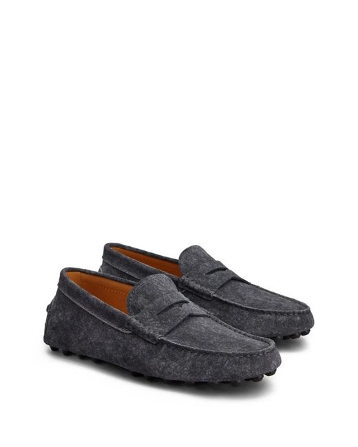 Tod's Black Gommino Bubble Sole for men