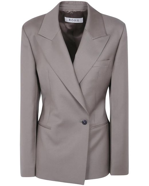 Rohe Gray Hourglass Shaped Blazer