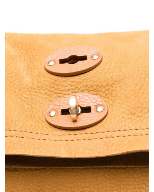 Zanellato Brown "A Spasso Jones" Medium Bag
