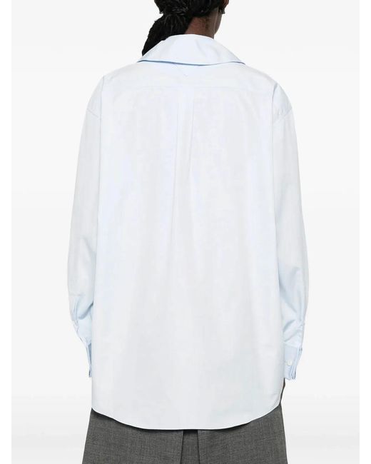 Prada White Poplin Shirt