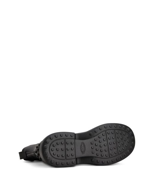 Tod's Black Leather Chelsea Boots