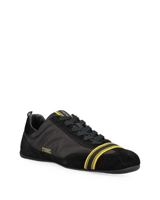 Fendi Black Sneakers Wrap for men