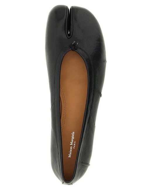 Maison Margiela Black 'Tabi New' Ballet Flats