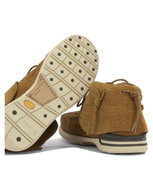 Visvim Brown "Lhamo Folk" Lace-Up Boots for men