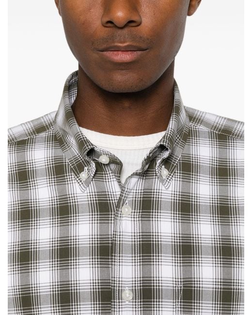 Boss Gray Cotton Shirt for men